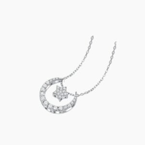 Moon Night Diamond Necklace