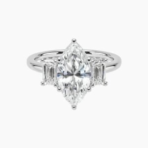 Aurelia Three Stone Marquise