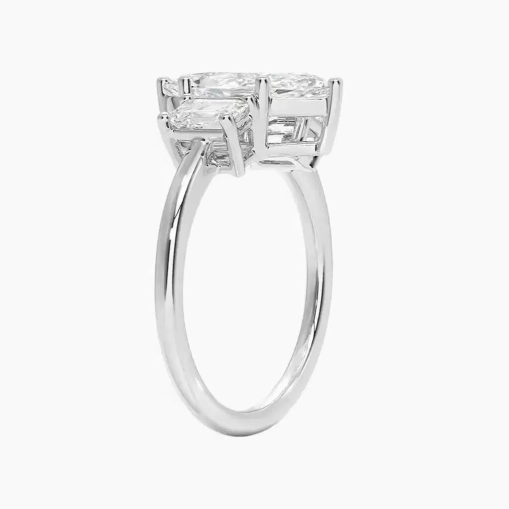 Aurelia Three Stone Marquise