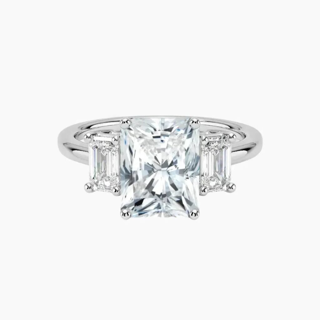 Aurelia Three Stone Radiant