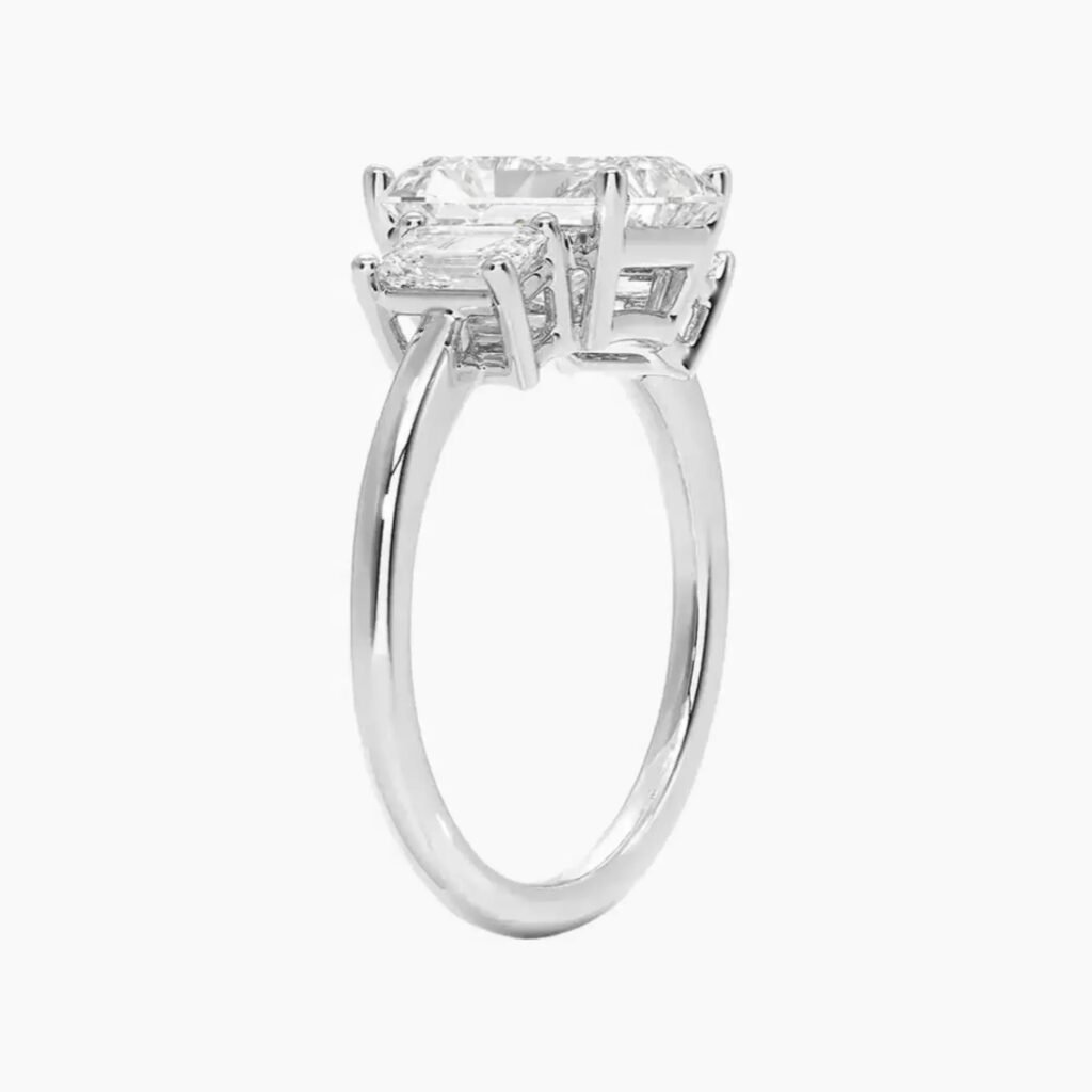 Aurelia Three Stone Radiant