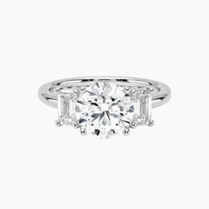 Aurelia Three Stone Round
