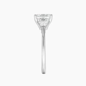 Nyx Hidden Halo Three Stone Asscher