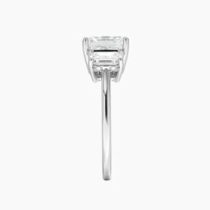 Aurelia Hidden Halo Three Stone Asscher