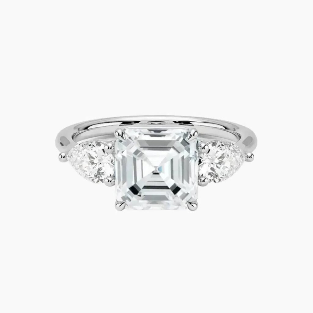 Calliope Three Stone Asscher