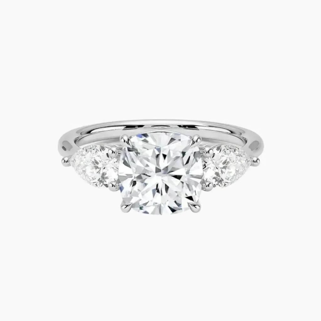 Calliope Three Stone Cushion