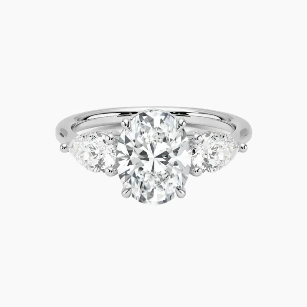 Calliope Three Stone Oval