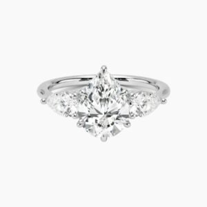 Calliope Three Stone Pear