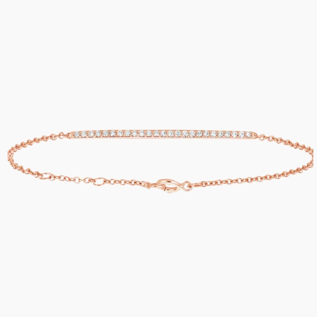 Pave Bar Diamond Bracelet