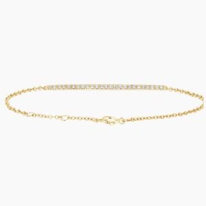 Pave Bar Diamond Bracelet