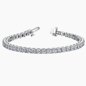 Elegant Diamond Tennis Bracelet 18K Gold