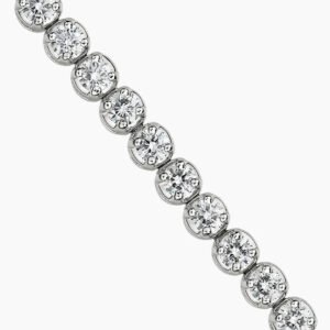 Vibrant Diamond Tennis Bracelet 18K Gold
