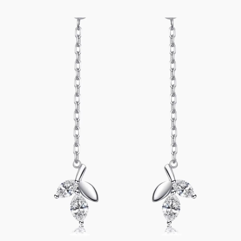Whispering Wind Diamond Earrings