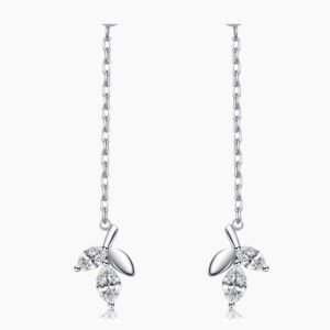 Whispering Wind Diamond Earrings