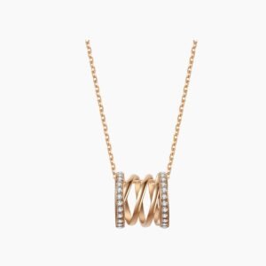 Coil Diamond Necklace