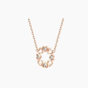 Clover Heart Diamond Necklace