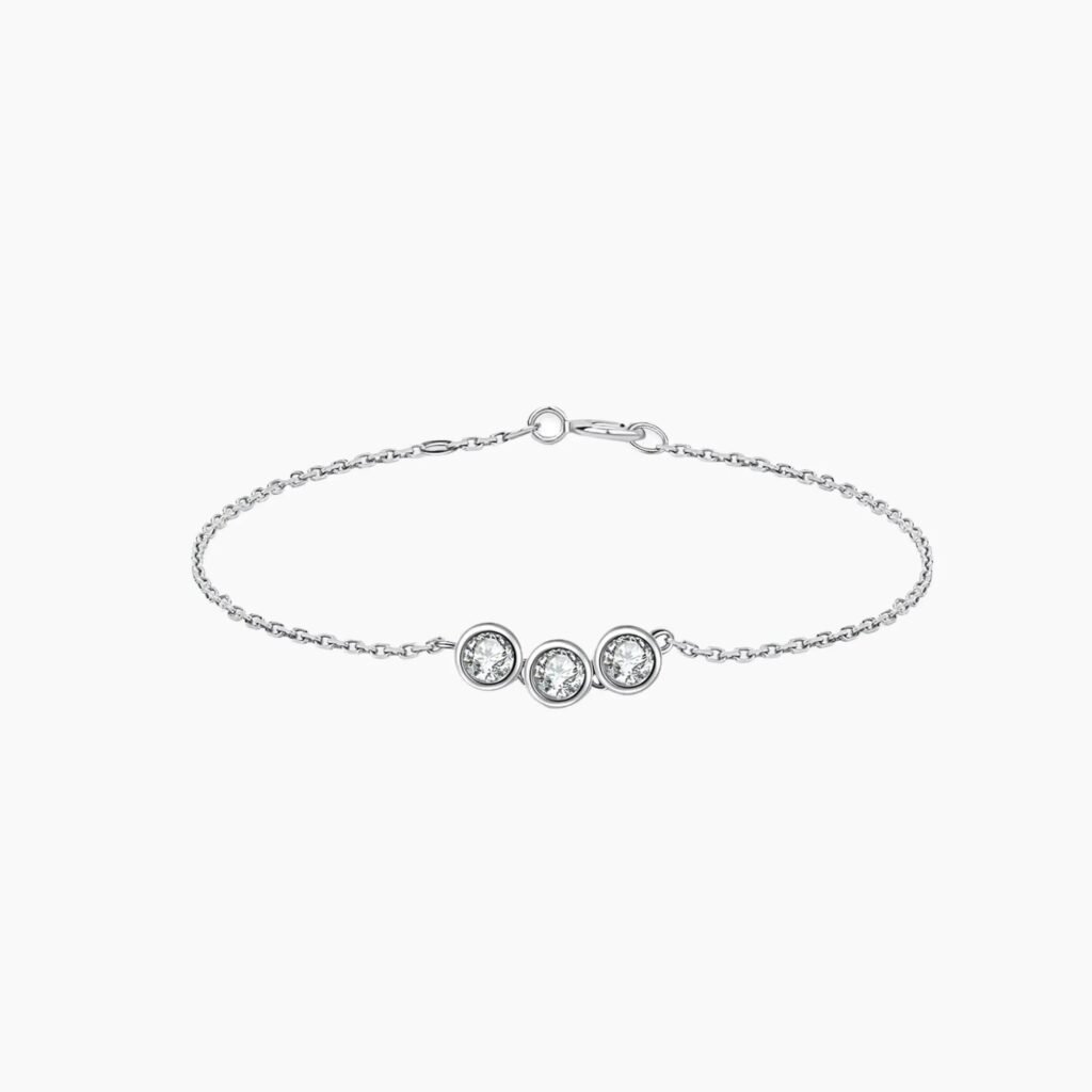 Bubbly Trio Diamond Bracelet