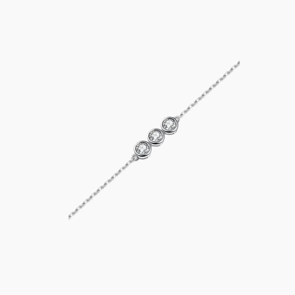 Bubbly Trio Diamond Bracelet