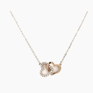 Pave Diamond Heart Necklace