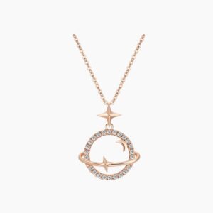 Satellite Planet Diamond Necklace