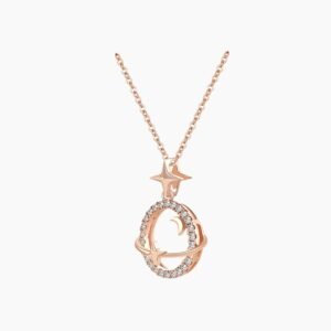 Satellite Planet Diamond Necklace
