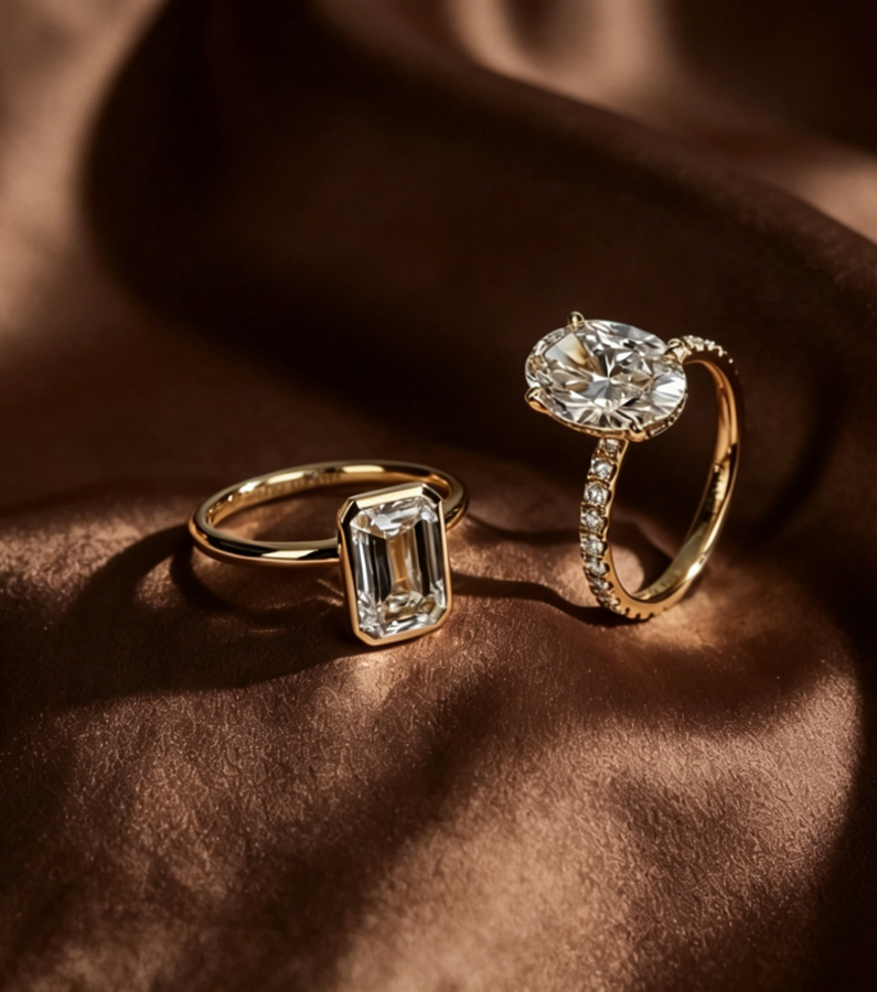Lab Diamond Wedding Rings